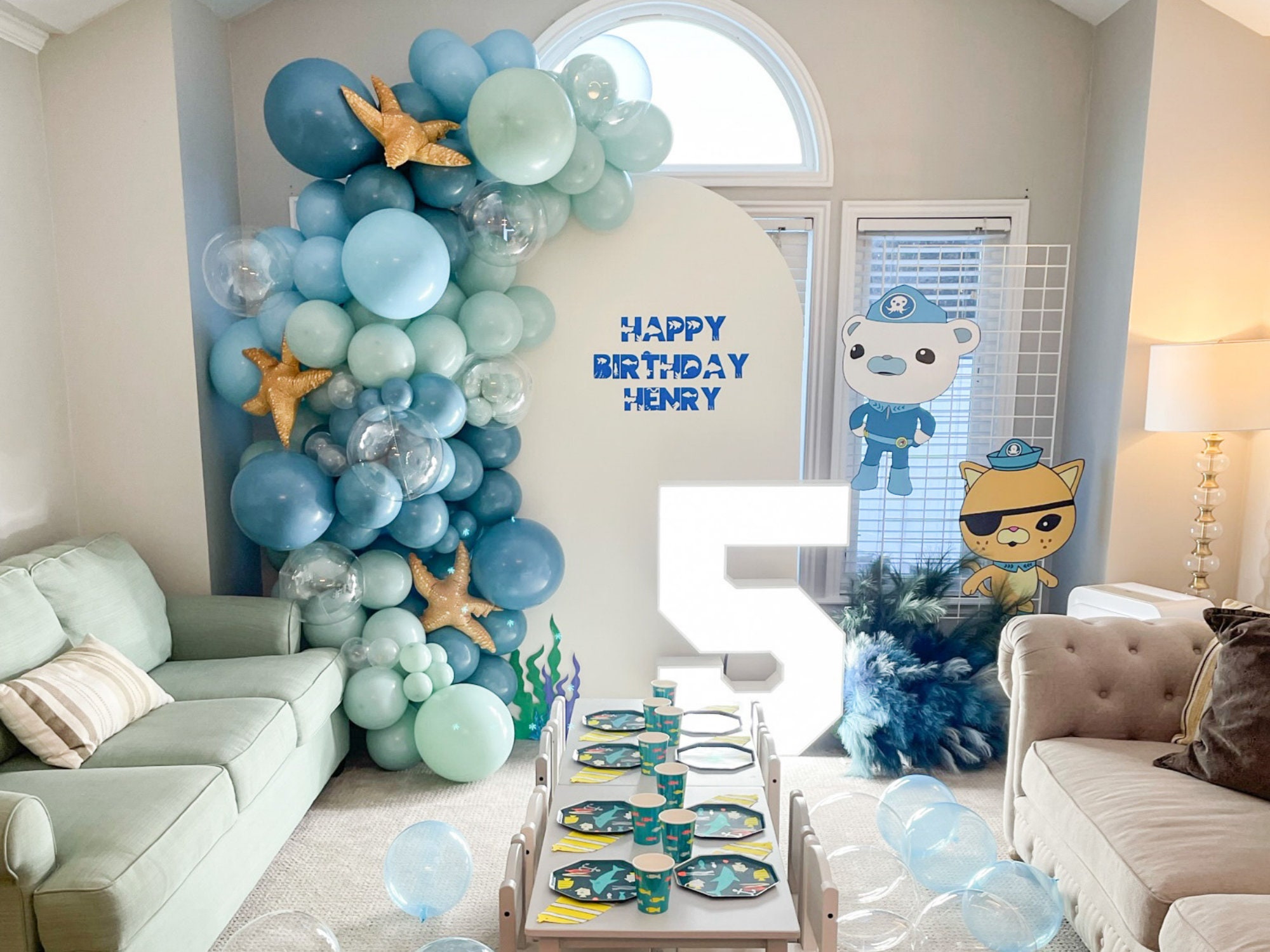 Under the Sea Balloon Garland, Ocean Party Decorations, Whale Themed  Balloon Arch, Ocean Themed Birthday Party Supplies, Octonauts Party -   Canada