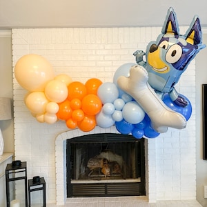 Bluey Birthday Party Decorations, Balloon Garland Backdrop, Balloon Arch Kit, Birthday Party Decor
