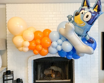 Bluey Birthday Party Decorations, Balloon Garland Backdrop, Balloon Arch Kit, Birthday Party Decor