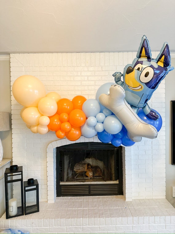 Bluey Birthday Party Decorations Balloon Garland Backdrop 