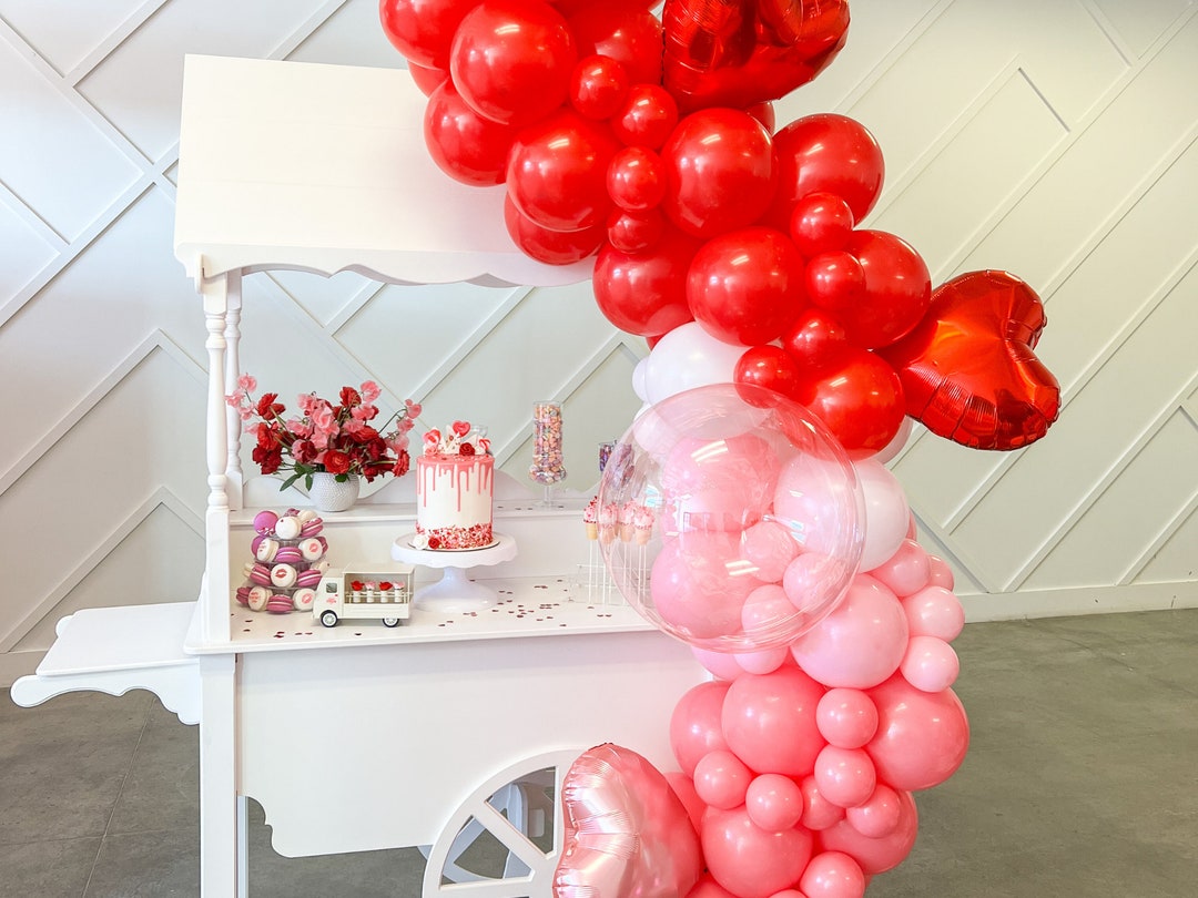 Valentine’s Day Balloon Arch Kit, Heart Balloons, Valentine’s Party ...
