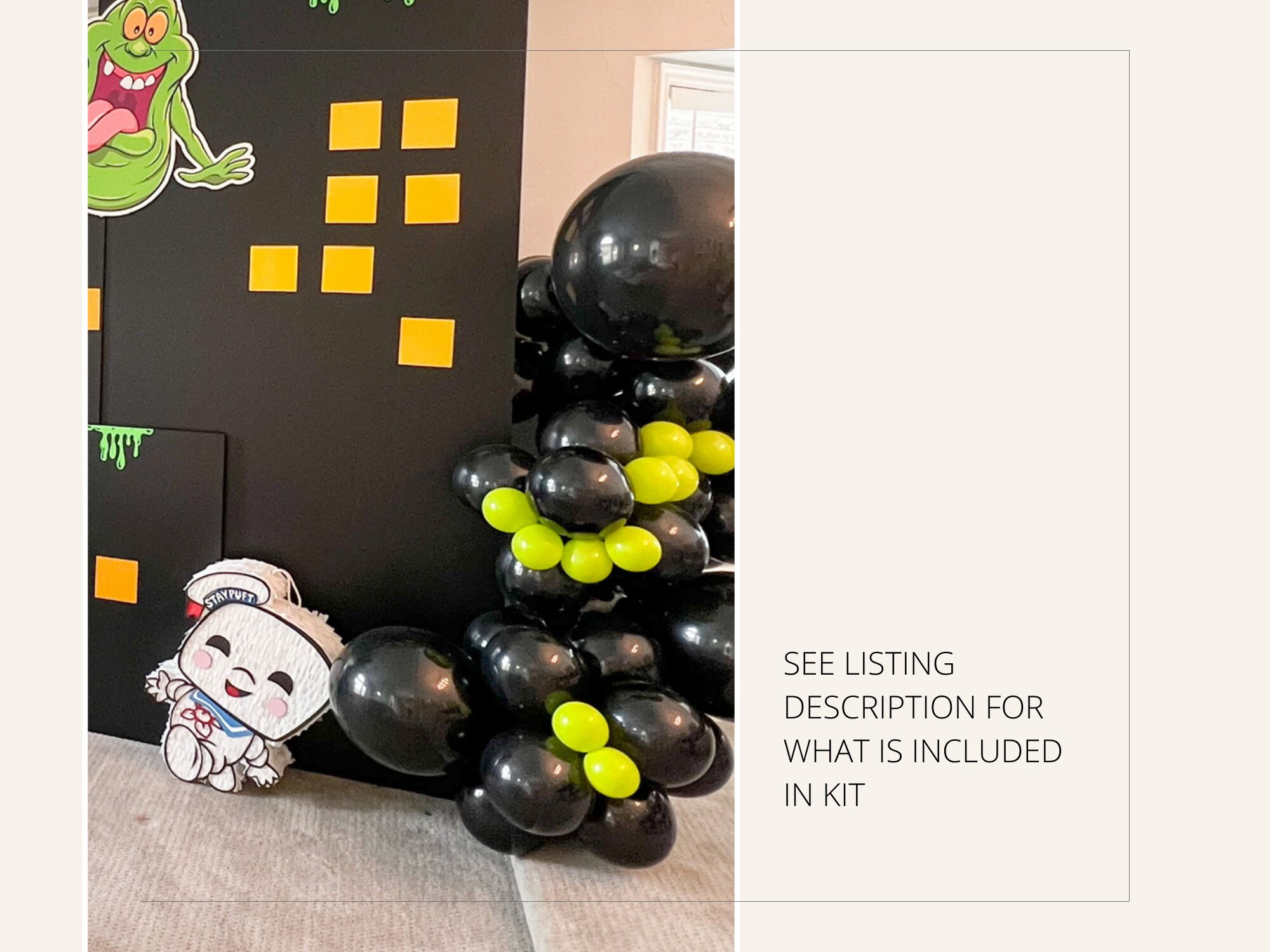HGSHUO Palloncini Ghost Compleanno Decorazioni Torta Ghostbusters Palloncini in Lattice Happy Birthday Banner Decorazioni per Feste Halloween Palloncino
