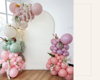 Tea Party Decor, Floral Balloon Garland, Bridal Shower Balloon