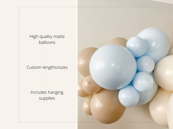 Here Comes the Son Balloon Garland, Here Comes the Sun Balloon Arch Kit, Baby Shower Balloon Garland, Neutral Balloon Arch, Party Decor