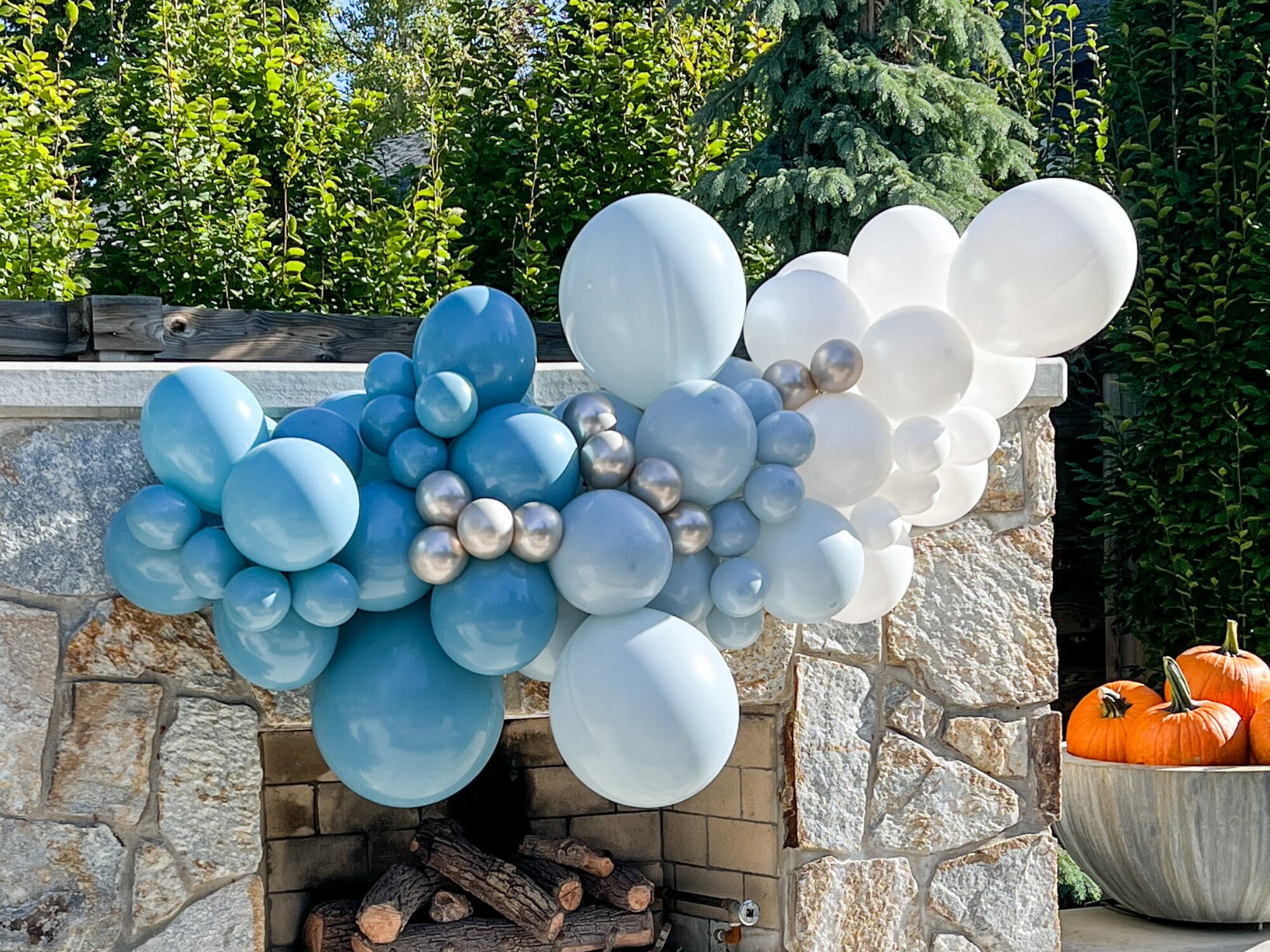 Gone Fishing Birthday Backdrop, Fishing Party Balloon Arch