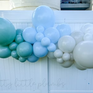 Baby Shower Balloons, Beach Theme Birthday, Surfs Up Party Decorations, Under the Sea Balloon Arch, Surf Baby Shower, DIY Balloon Garland