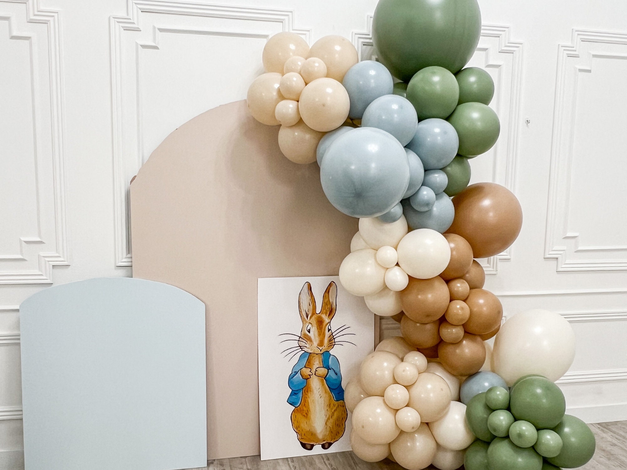Muted Peter Rabbit Balloon Garland Peter Rabbit First Birthday