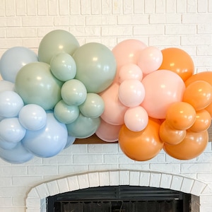 Pastel Balloon Arch Kit, Birthday Party Decorations, DIY High Quality Tuftex Balloon Garland, Custom Colors
