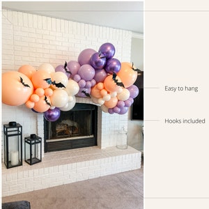 Pastel Halloween Balloon Garland Kit, Spooky Bat Arch bild 5