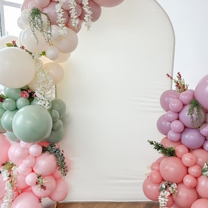 Tea Party Decor, Floral Balloon Garland, Bridal Shower Balloon Arch, Wildflower Balloon Kit, Baby Shower Decorations