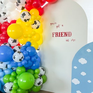 Toy Story Balloon Garland, Jessie Toy Story Balloons, Birthday Party Decorations, Balloon Arch Kit, Custom Balloons, Backdrop