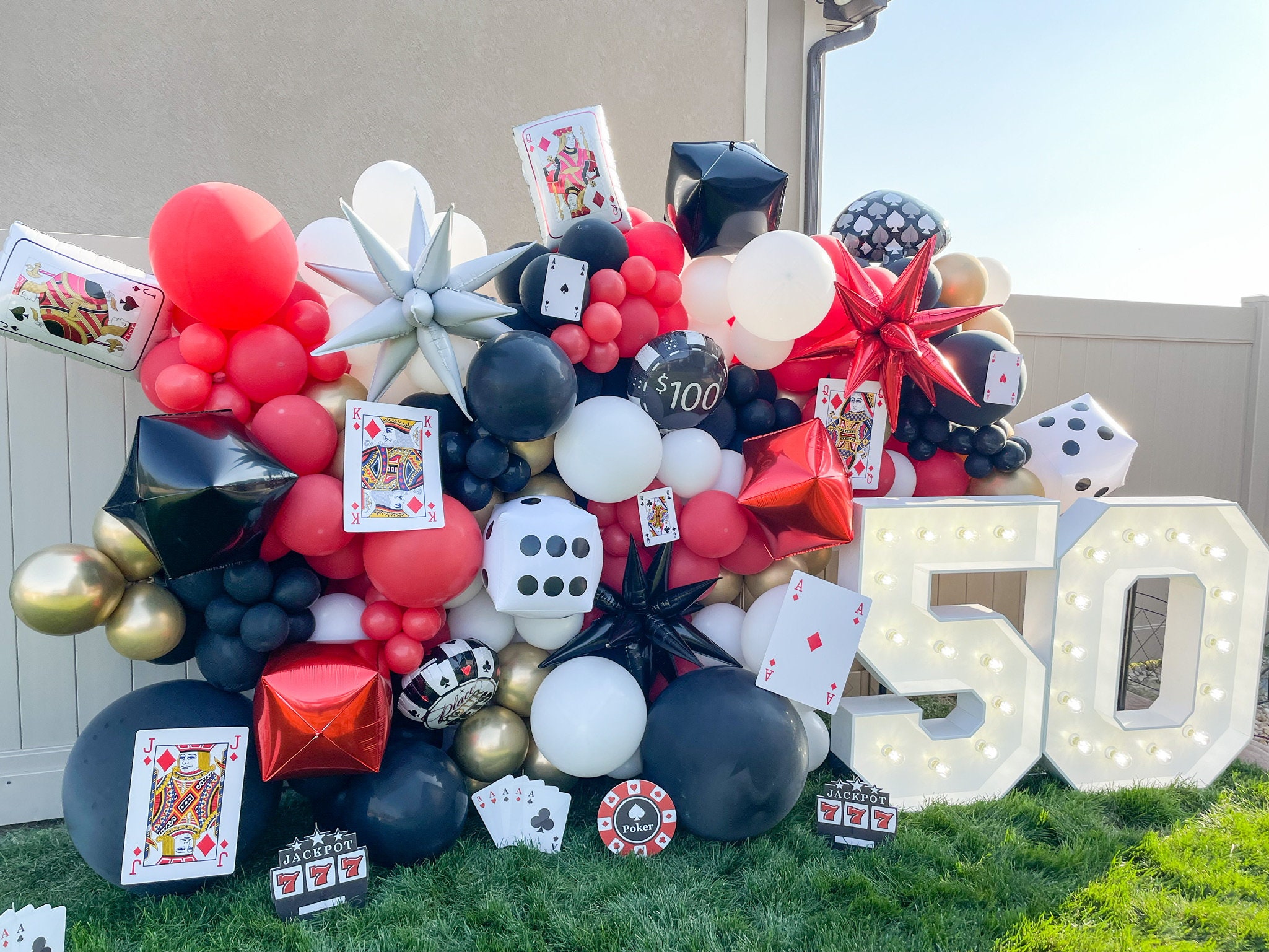 30 Pieces Casino Party Decorations Casino Theme Birthday Party