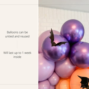 Pastel Halloween Balloon Garland Kit, Spooky Bat Arch bild 6