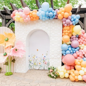 Spring Fling Party Decorations, Garden Party Balloon Arch Kit, First Birthday Party Decor, Wildflower Baby Shower