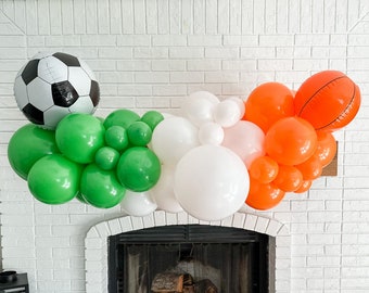Sports Balloon Arch, Basketball Birthday Party Decorations, Soccer Balloon Garland, Boy Birthday Party, First Draft, Rookie Year