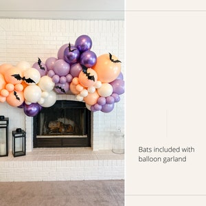 Pastel Halloween Balloon Garland Kit, Spooky Bat Arch bild 3