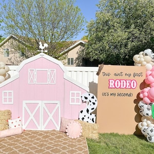 Rodeo Birthday Party, This Ain&#39;t My First Rodeo, Cowgirl Balloon Arch, Western Balloon Garland