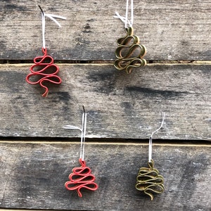 Christmas tree ornament, ceramic tree ornament, handmade Christmas ornament