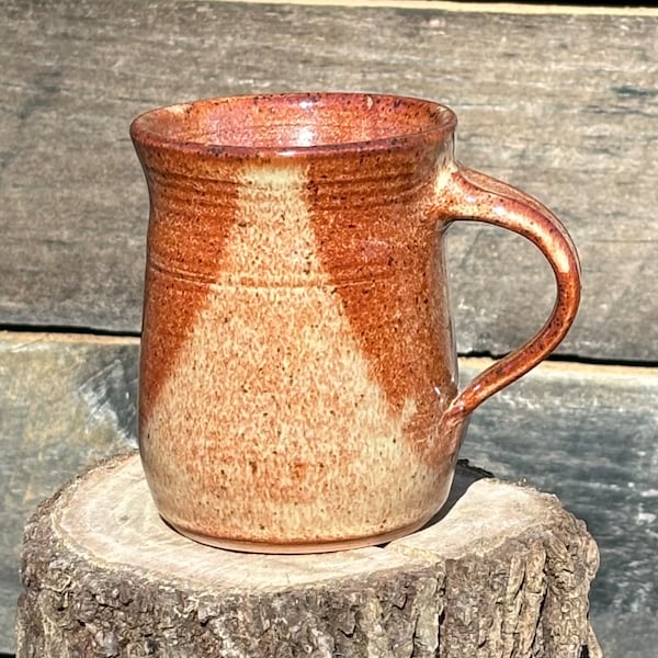 Handmade ceramic mug, 16oz. coffee mug, hand thrown pottery, stoneware mug, tea mug, functional pottery