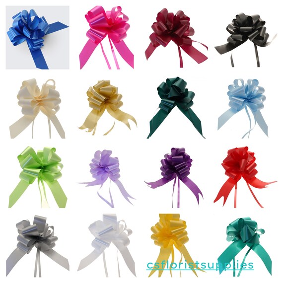 Large Pull Bow 18cm Across When Pulled Various Colours to Etsy UK
