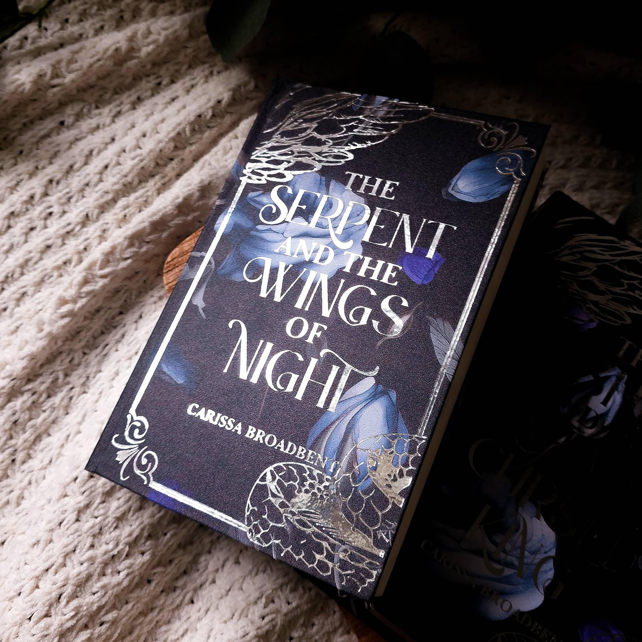 Serpent and the Wings of Night Rebound Book: Blue Floral Special