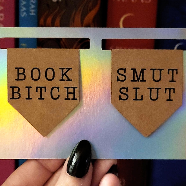 Bookish Magnetic Bookmark Set | Bookmarks for her | Smut Bookmarks | Magnetic Bookmark | Book Bitch Bookmark