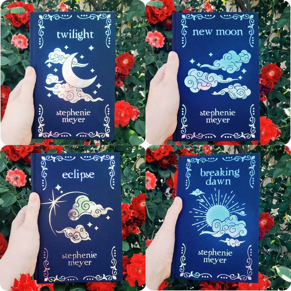 Limited Edition Twilight Custom Bound Set | New Moon Eclipse Breaking Dawn | Hardcover Collection | Handcrafted Twilight Series