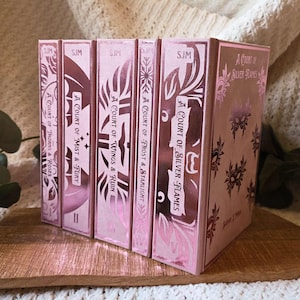 Pink ACOTAR Rebound Books | Custom ACOTAR Special Edition | A Court of Thorns and Roses by Sarah J. Maas