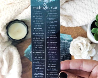 Twilight & Midnight Sun Tandem Reading Guide Bookmarks
