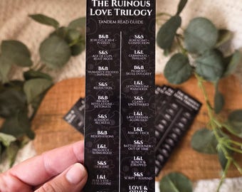 The Ruinous Love Trilogy Tandem Reading Guide Bookmarks