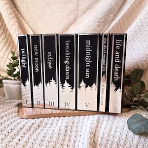 Twilight Custom Bound Set | New Moon Eclipse Breaking Dawn | Hardcover Collection | Handcrafted Twilight Series