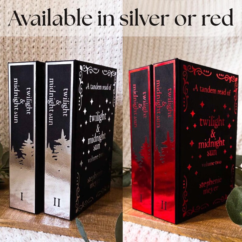Twilight and Midnight Sun Tandem Read | Combined Twilight and Midnight Sun | Rebound Twilight Novels Czerwony