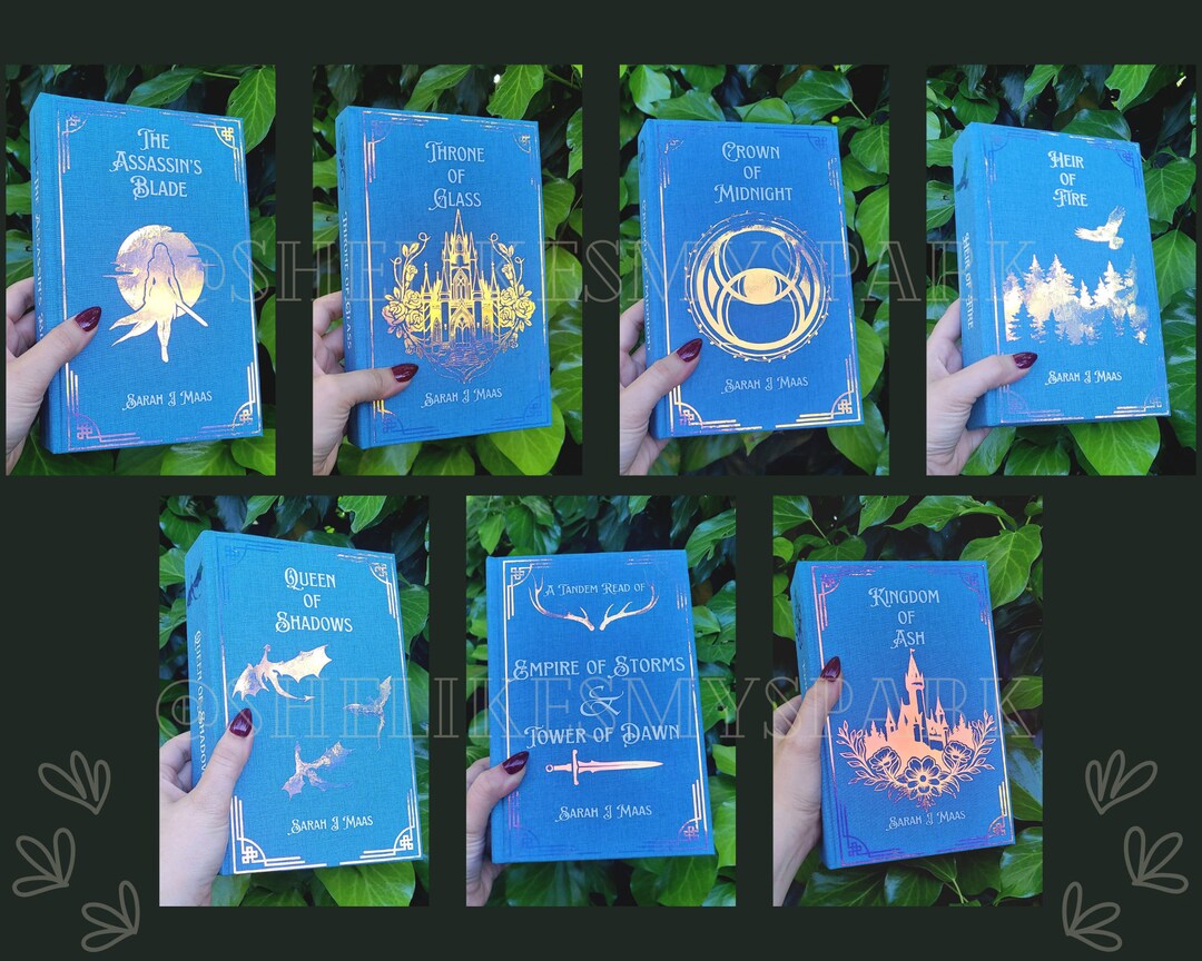 Throne of Glass Complete Series Rebind Including the Special Edition