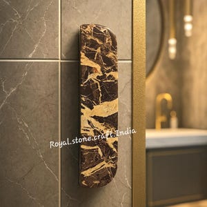 Bruin marmeren handvat natuursteen ladekast moderne kastbeslag