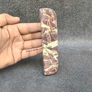 Brown Marble Handle Natural Stone Drawer Pull Modern Cabinet Hardware image 9