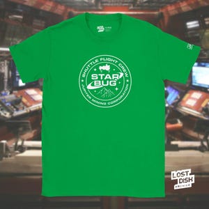 Star Bug inspired crew t-shirt | Red Dwarf | Blue Midget | JMC Crew Patch | Holly | Graphic Tee