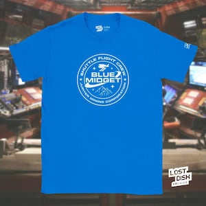Red Dwarf inspired crew t-shirt | Blue Midget | Star Bug | JMC Crew Patch | Holly| Graphic Tee