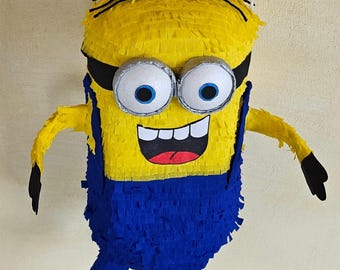 Piñata del cattivo giallo