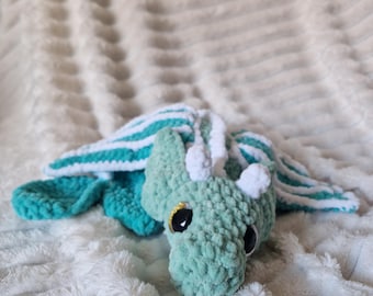 Baby dragon amigurumi crochet pattern