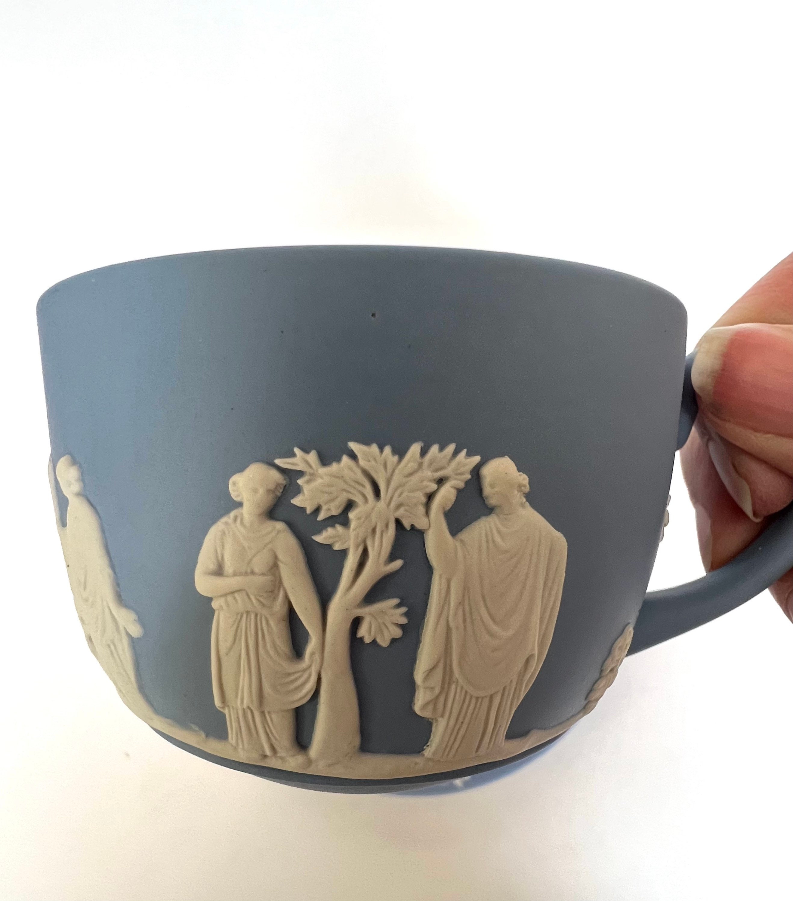 Wedgwood Jasperware Teacup Set TRIO Etsy