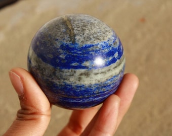 Beautiful!! Lapis lazuli Sphere, High quality lapis lazuli sphere,Energy crystal,Healing Crystal,Mother's day gift, decorative 50×50MM