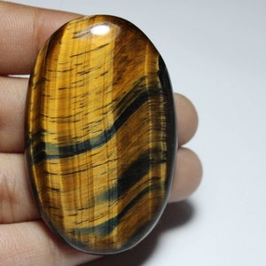Amazing Quality!! Multi Tiger Eye Cabochon, Multi Tiger Eye Loose Stone For Making Jewellery, Falcon eye Handmade Gemstone 46×29MM