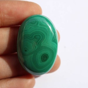Top Grade Quality 100% Natural Malachite Oval Shape Cabochon Loose Gemstone For Making Jewelry, Natural Malachite AAA Top Quality 31×22MM