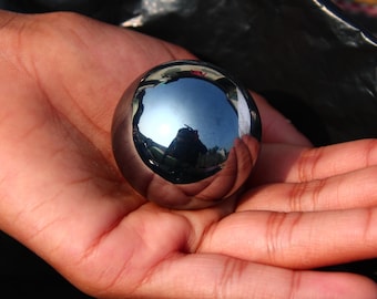 ¡Raro! Esfera de mineral de silicio, pequeña esfera de piedra de silicio, esfera de gema mineral de sílice para decoración del hogar, regalo para ella 40×40 mm