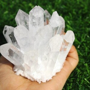 Beautiful crystal Quartz Cluster, crystal healing, degaussing stone, home decoration, Mineral Specimen Healing Decor Collection 1615ct