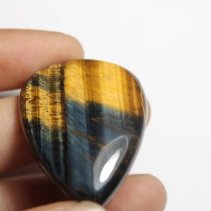 Amazing Quality!! Multi Tiger Eye Cabochon, Multi Tiger Eye Loose Stone For Making Jewellery, Falcon eye Handmade Gemstone 34×25MM