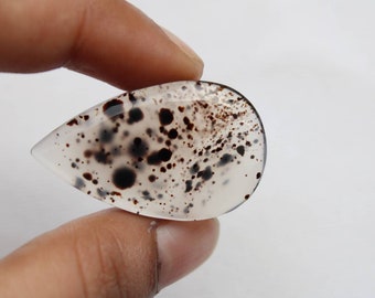 Natural Montana Agate Cabochon,  Fancy Shape Montana Agate Stone,Handmade Loose Stone for jewellery making 35×21MM