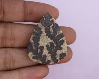 Natural Psilomelane dendrite gemstone, Psilomelane dendrite cabs, Best quality and beautiful design cabs for making jewellery 31×24MM