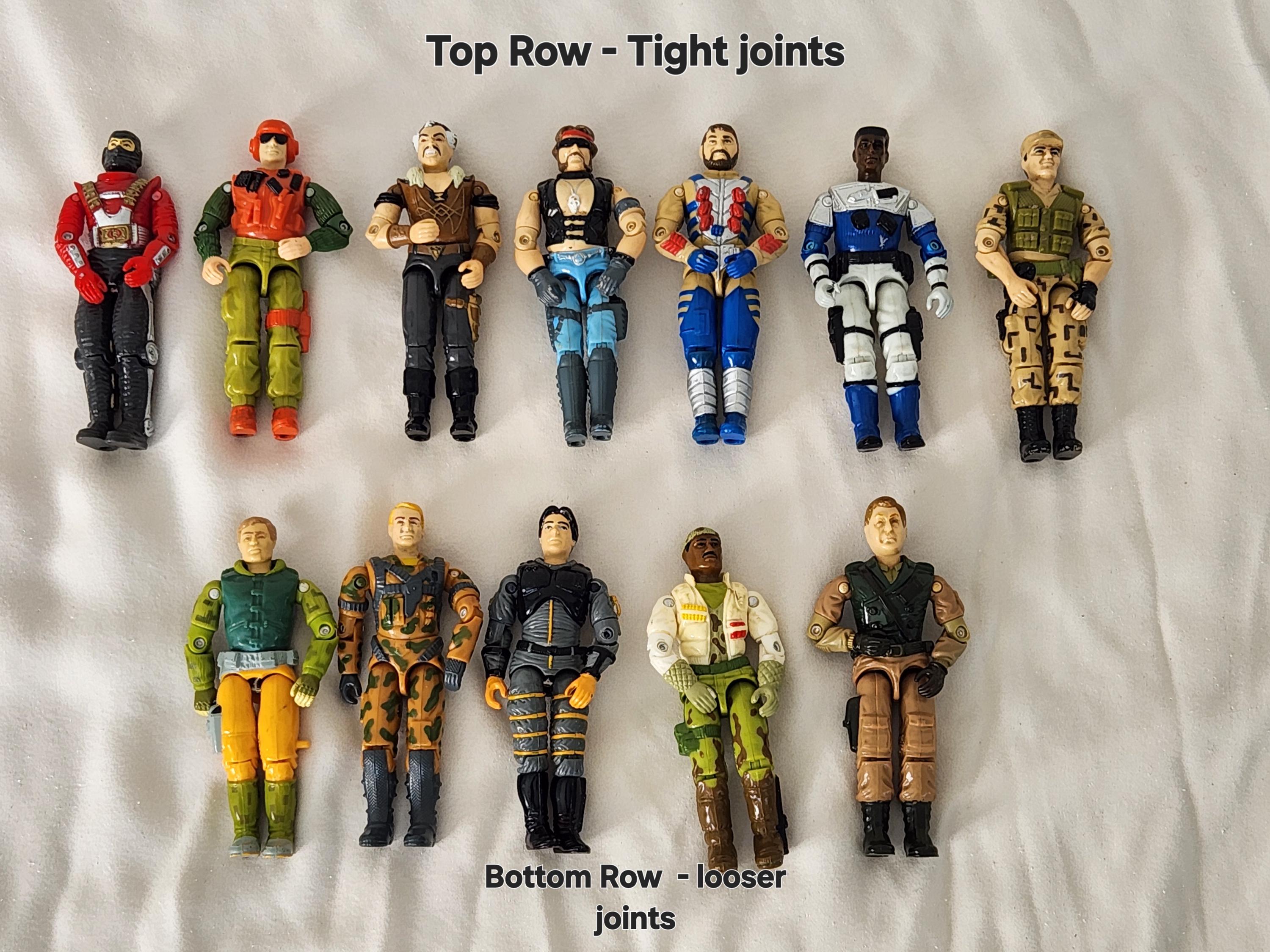 Vintage G.I. Joe Action Figure Lot of 12 (1985–1993) – Hasbro ARAH