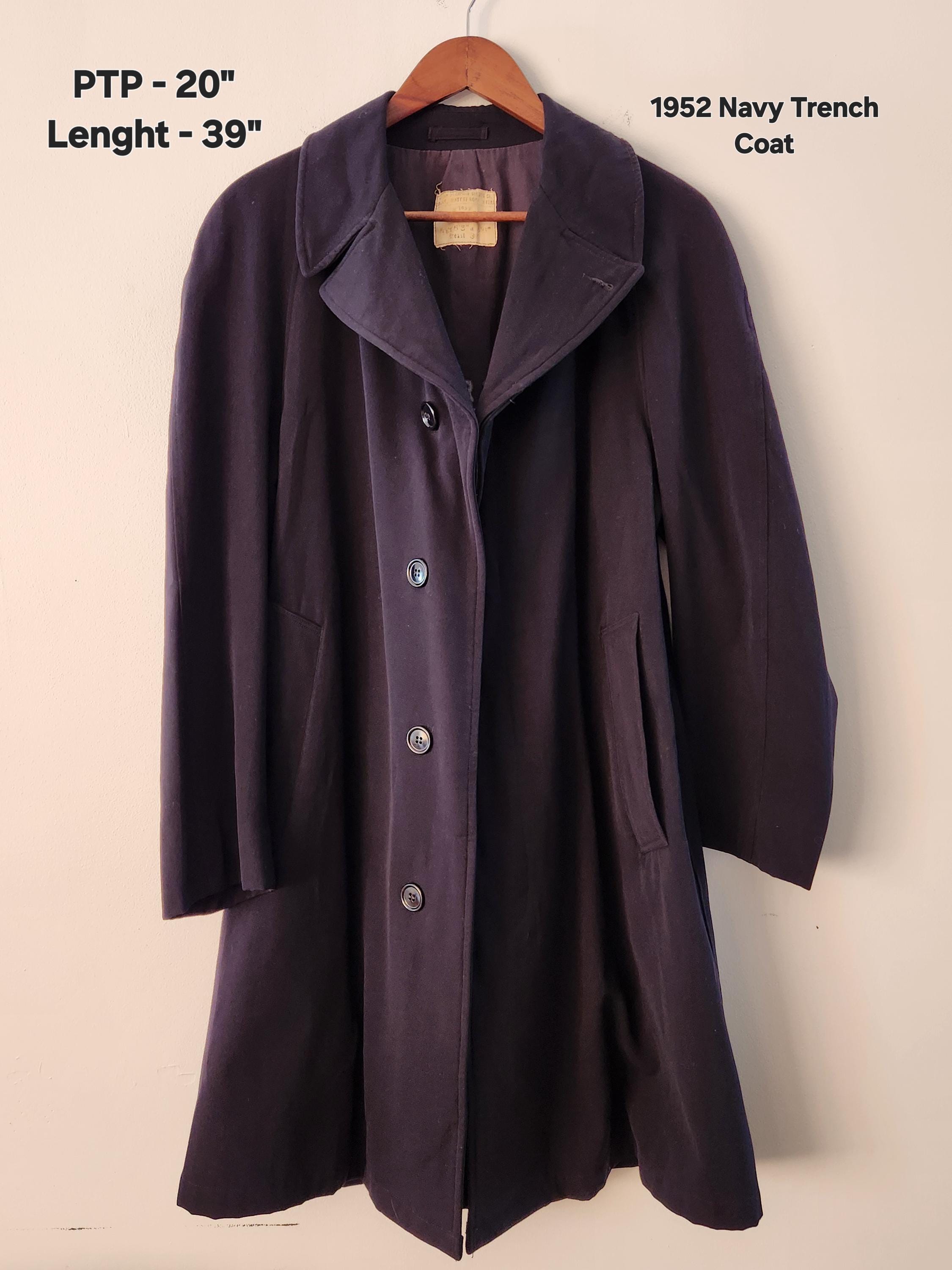 Vintage Balmacaan Trench Coat - Etsy